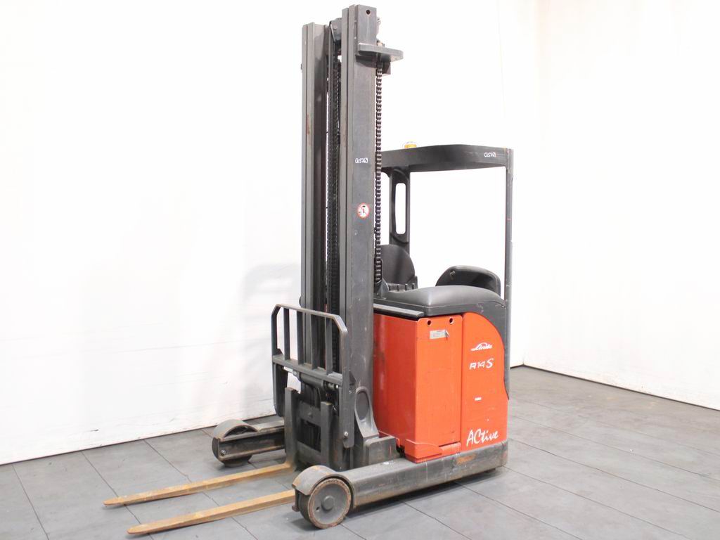 Linde R 14-03  115 Schubmaststapler www.richter-gabelstapler.de