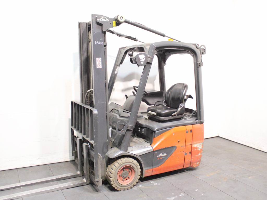Linde E 14-02  386 Elektro 3 Rad-Stapler www.richter-gabelstapler.de