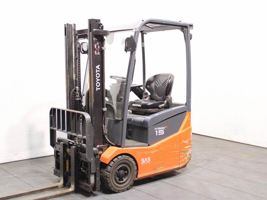 Toyota 7 FBEST 15 Elektro 3 Rad-Stapler www.richter-gabelstapler.de