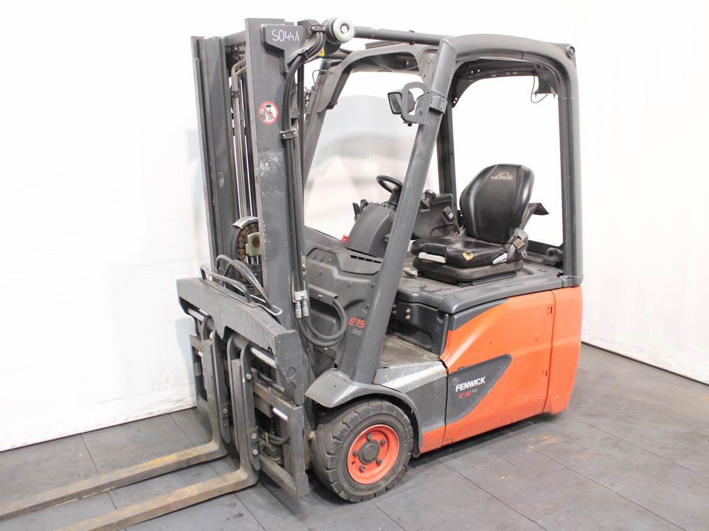 Linde E 15-02  386 Electric 3-wheel forklift www.richter-gabelstapler.de