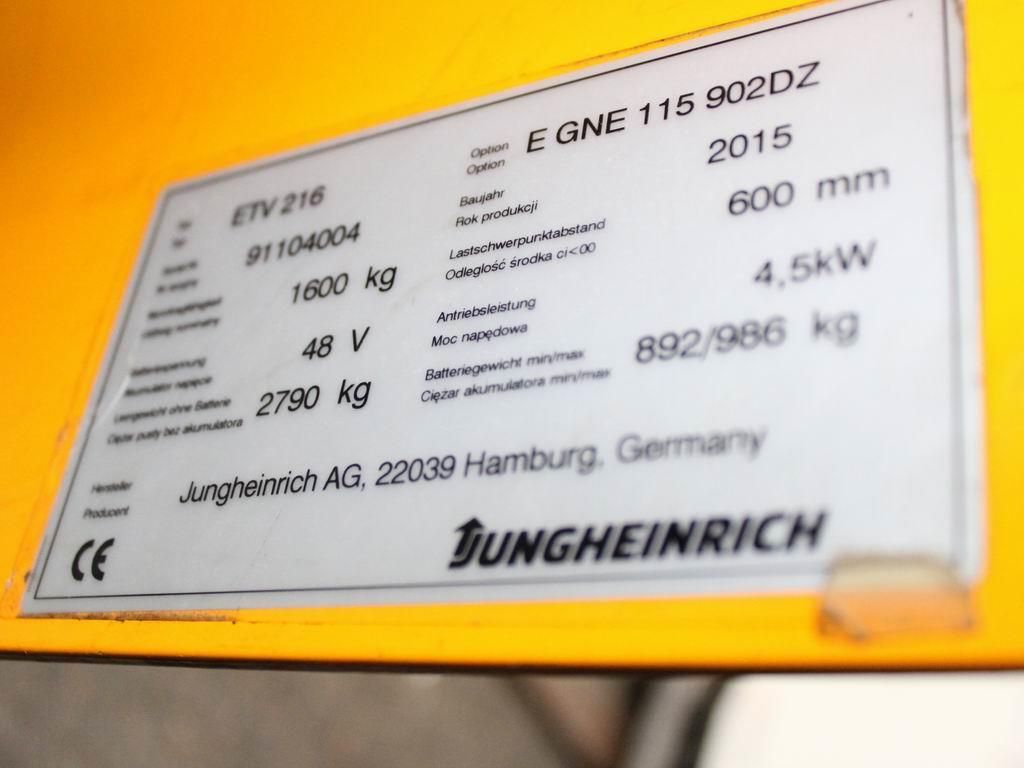 Jungheinrich ETV 216   E GNE115-902DZ Schubmaststapler www.richter-gabelstapler.de