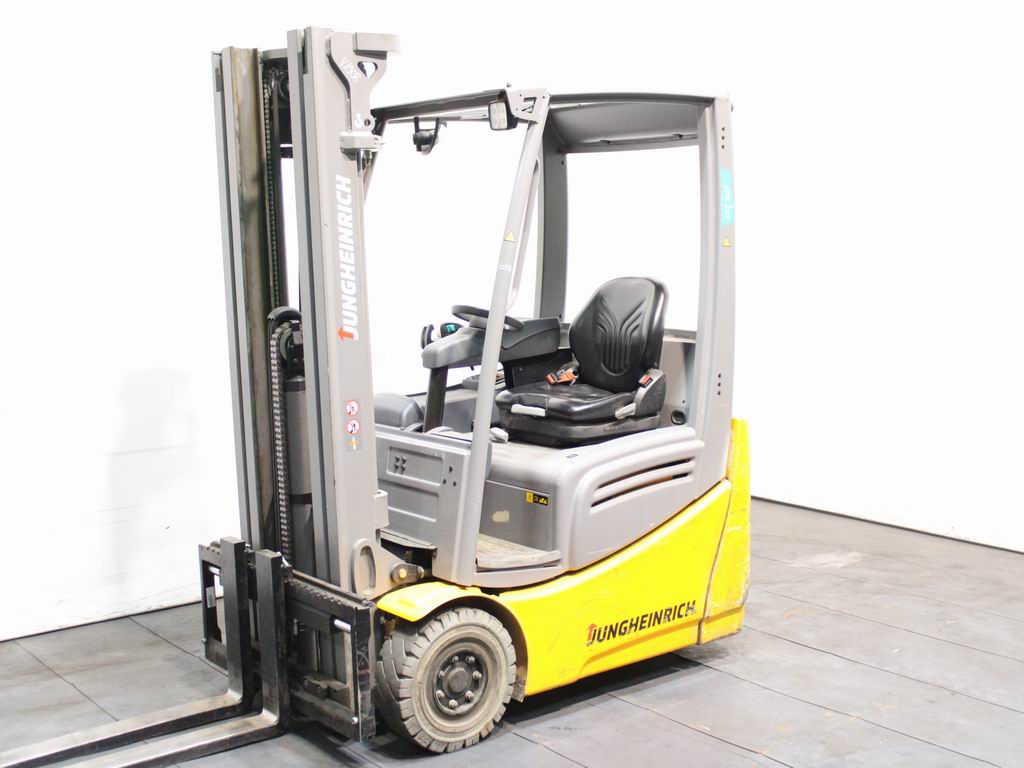 Jungheinrich EFG 213 SP GE100-470DZ Electric 3-wheel forklift www.richter-gabelstapler.de Jungheinrich EFG 213 SP GE100-470DZ Electric 3-wheel forklift www.richter-gabelstapler.de