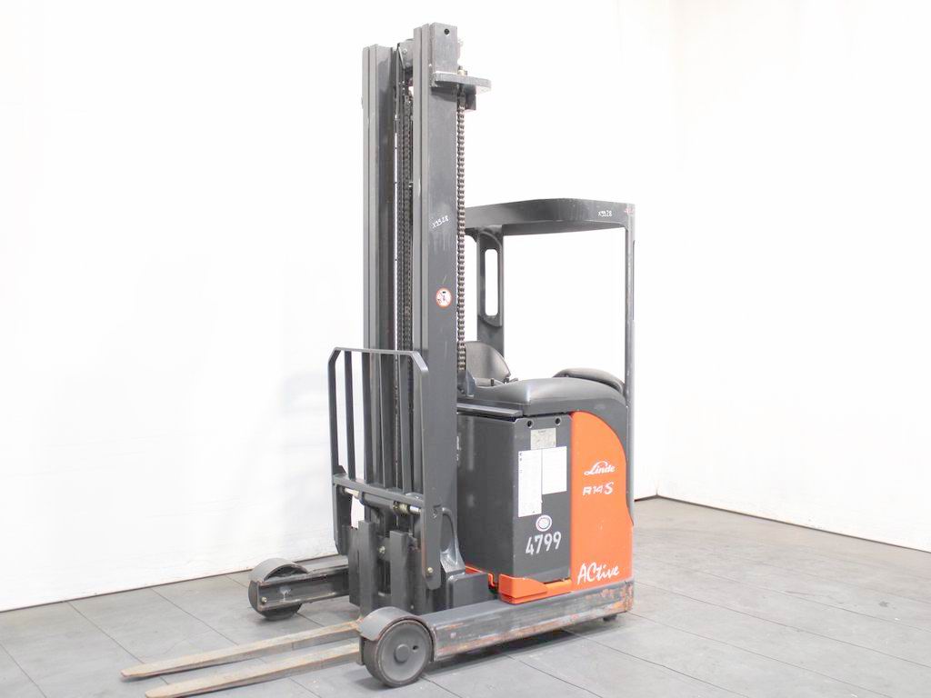 Linde R 14-03  115 Schubmaststapler www.richter-gabelstapler.de