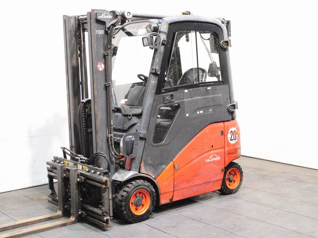 Linde E 16 PH-01  386 Elektro 4 Rad-Stapler www.richter-gabelstapler.de