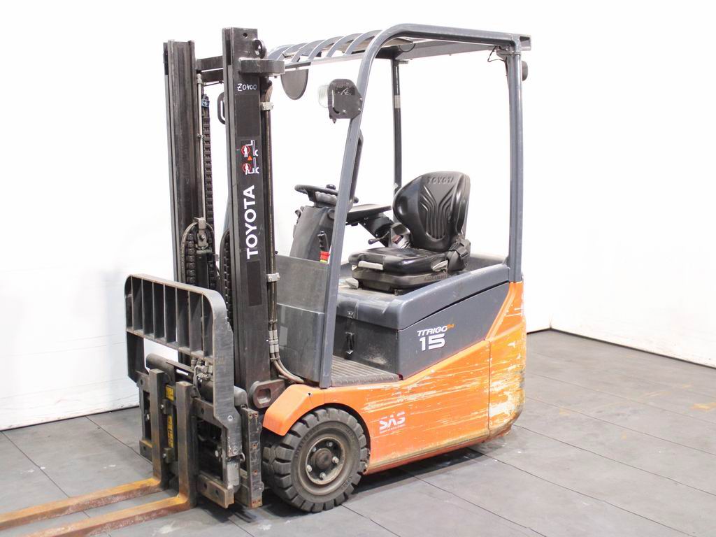 Toyota 7 FBEST 15 Elektro 3 Rad-Stapler www.richter-gabelstapler.de