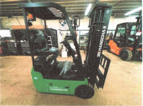 Hangcha CPD10-XJ2-I Elektro 3 Rad-Stapler www.roos-gabelstapler.de
