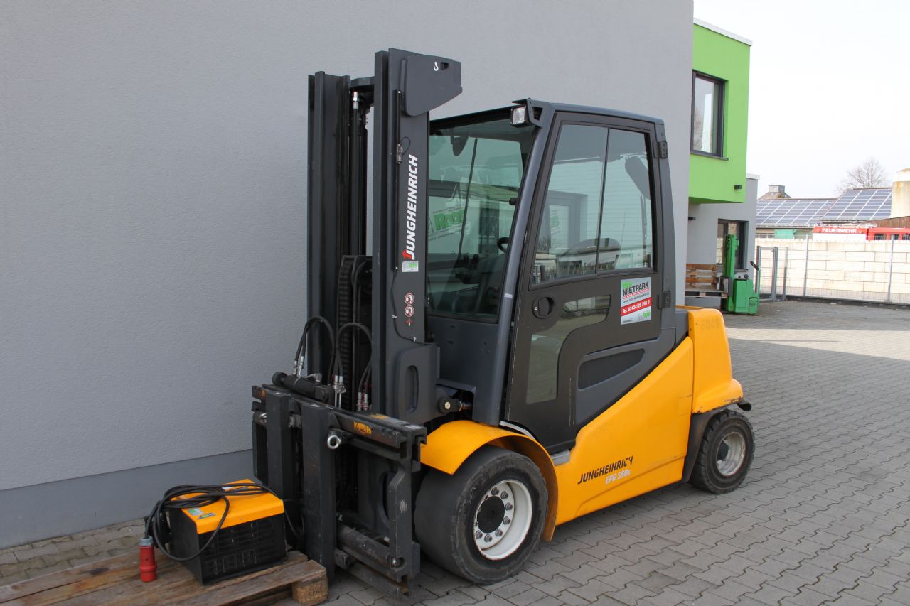 Jungheinrich EFG S50 G+ZVG 240-347 ZZ Elektro 4 Rad-Stapler www.roos-gabelstapler.de