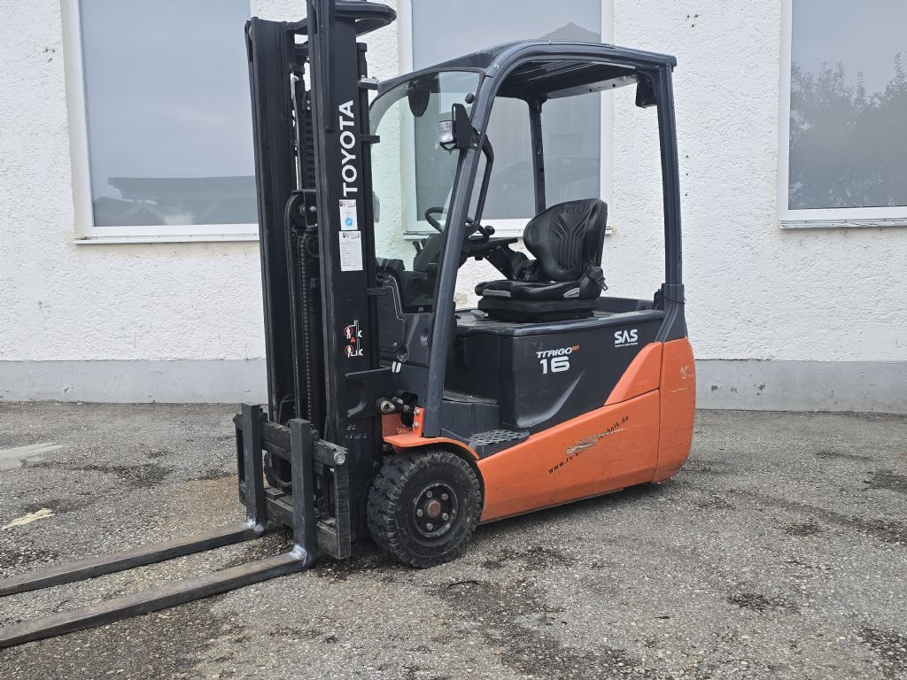 Toyota 8FBET16 Elektro 3 Rad-Stapler www.rs-staplertechnik.de
