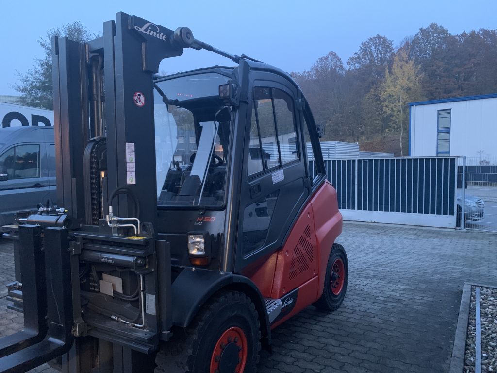 Linde H50D-02/600 Triplex ZVG Dieselstapler www.mr-staplerservice.de