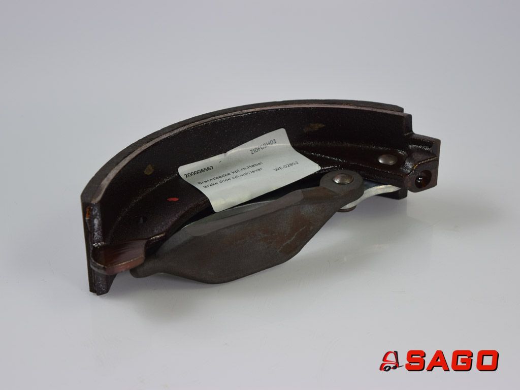 Baumann-200006567   Bremsbacke kpl.m.Hebel-Bremsen und Kabel-www.gabelstapler-hamburg.de