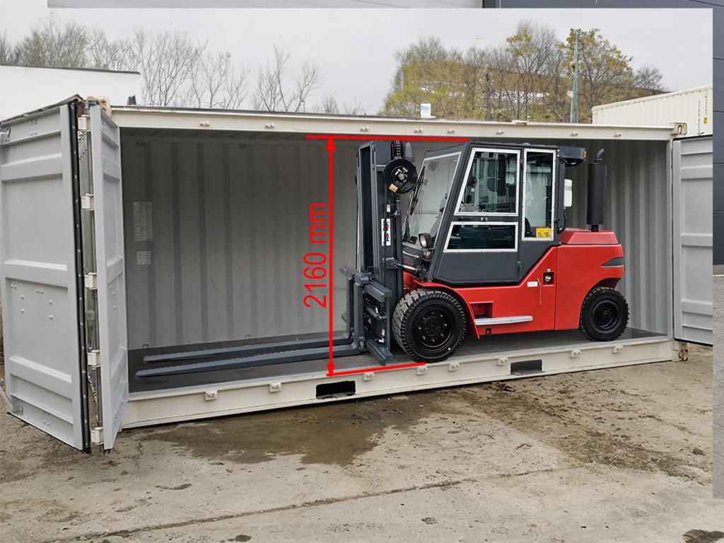 Dan Truck-8450 -Container-Indoor-Stapler -TRIPLEX-Dieselstapler-http://www.sago-online.com