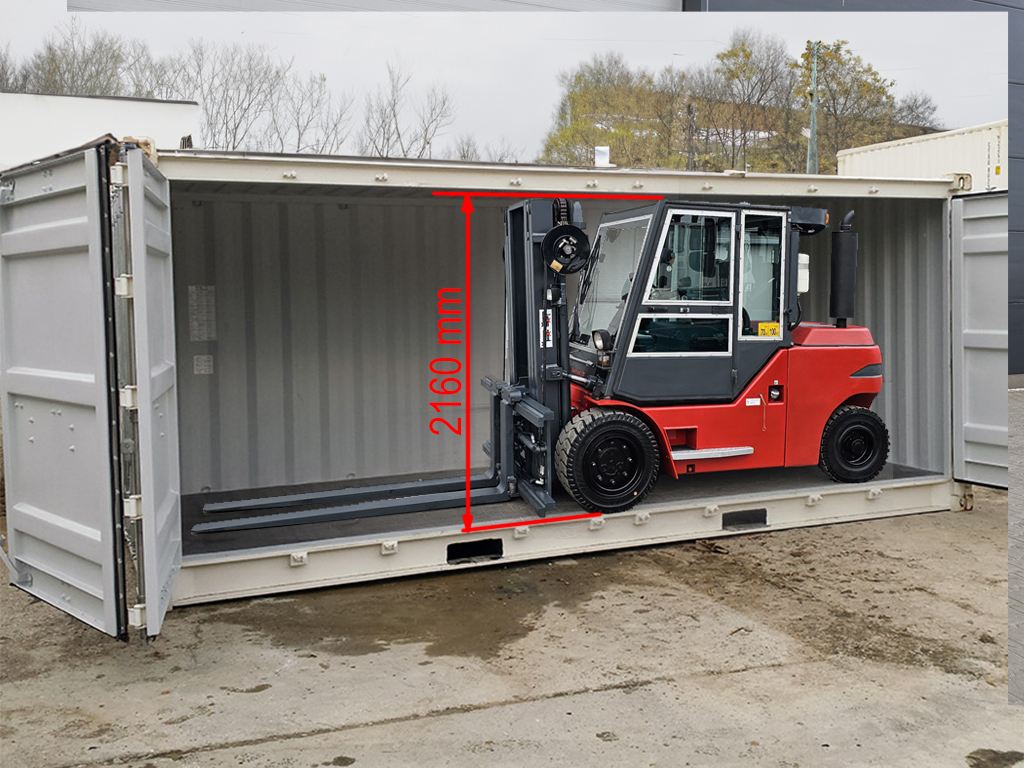 Dan Truck-8450DG Container-Indoor-Stapler -TRIPLEX-Dieselstapler-http://www.sago-online.com