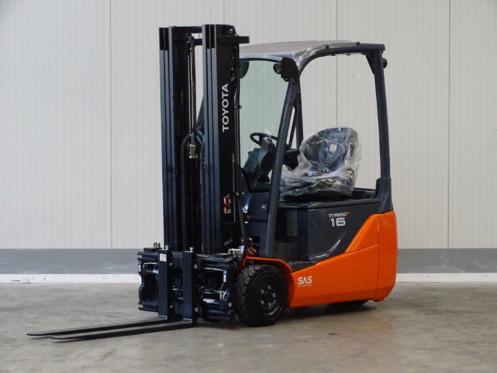 Toyota-8FBEK16T - DEMO - TRIPLEX-Elektro 3 Rad-Stapler-http://www.sago-online.com