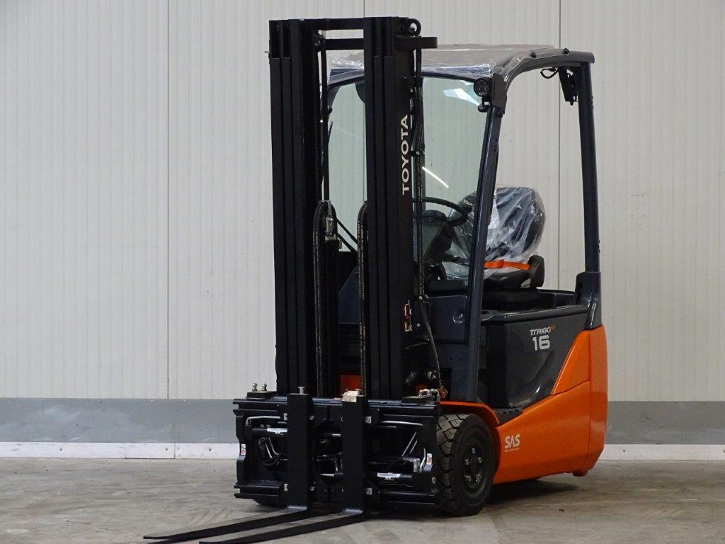 Toyota-8FBEK16T - DEMO - TRIPLEX-Elektro 3 Rad-Stapler-http://www.sago-online.com