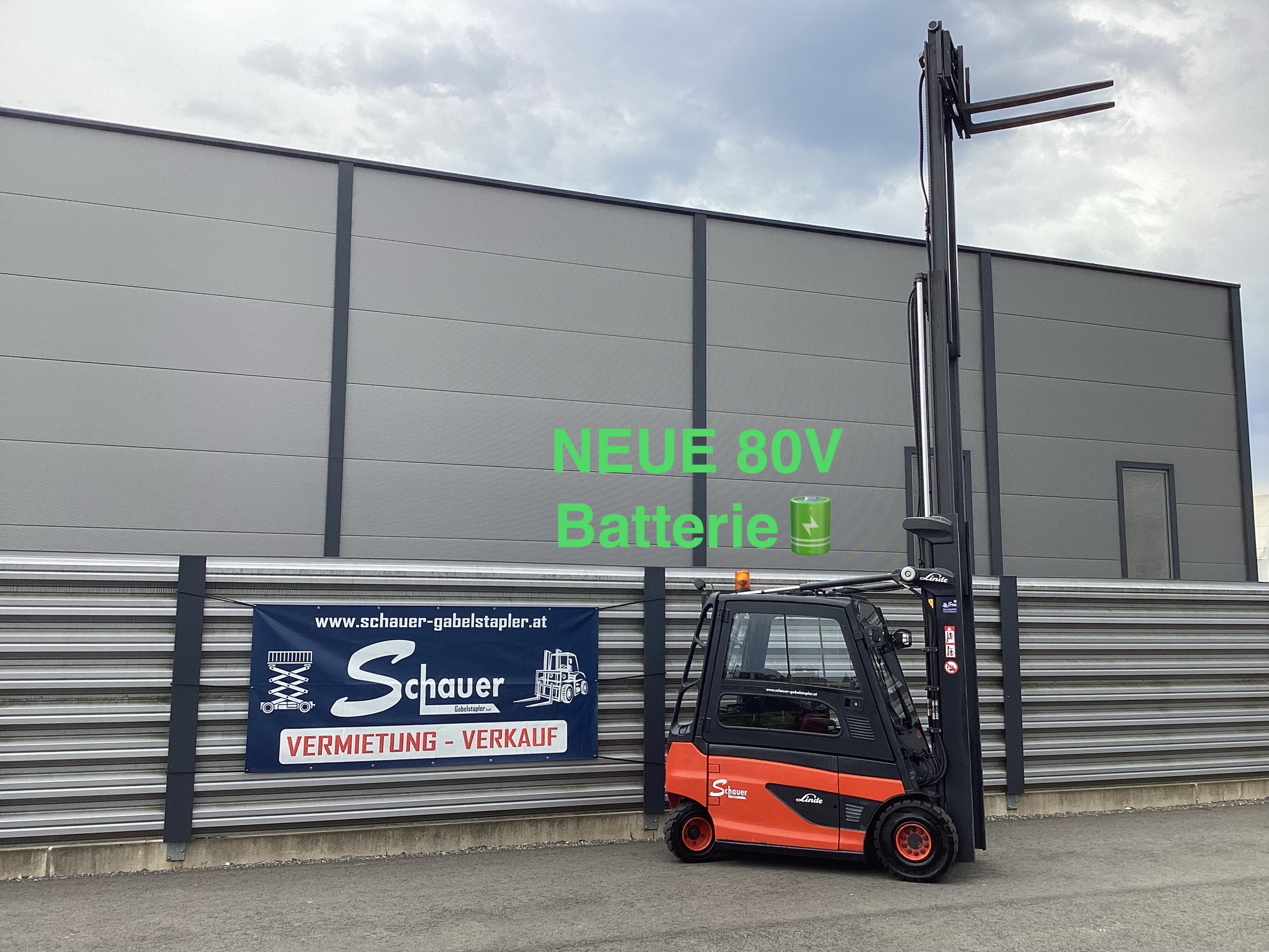 Linde E25L-01 Elektro 4 Rad-Stapler www.schauer-gabelstapler.at