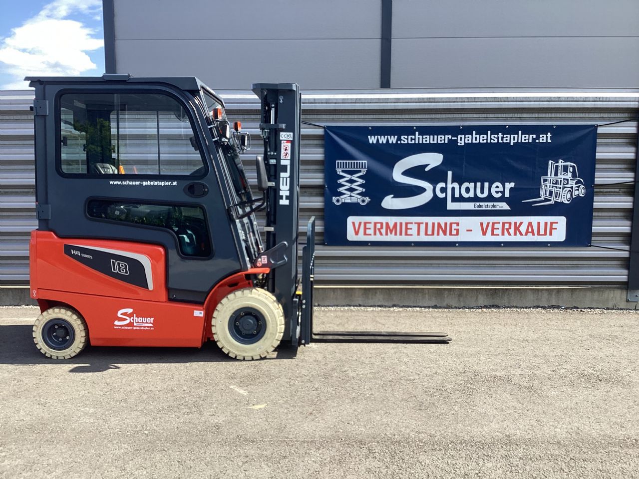 Heli CPD18-A3H4-M Elektro 4 Rad-Stapler www.schauer-gabelstapler.at
