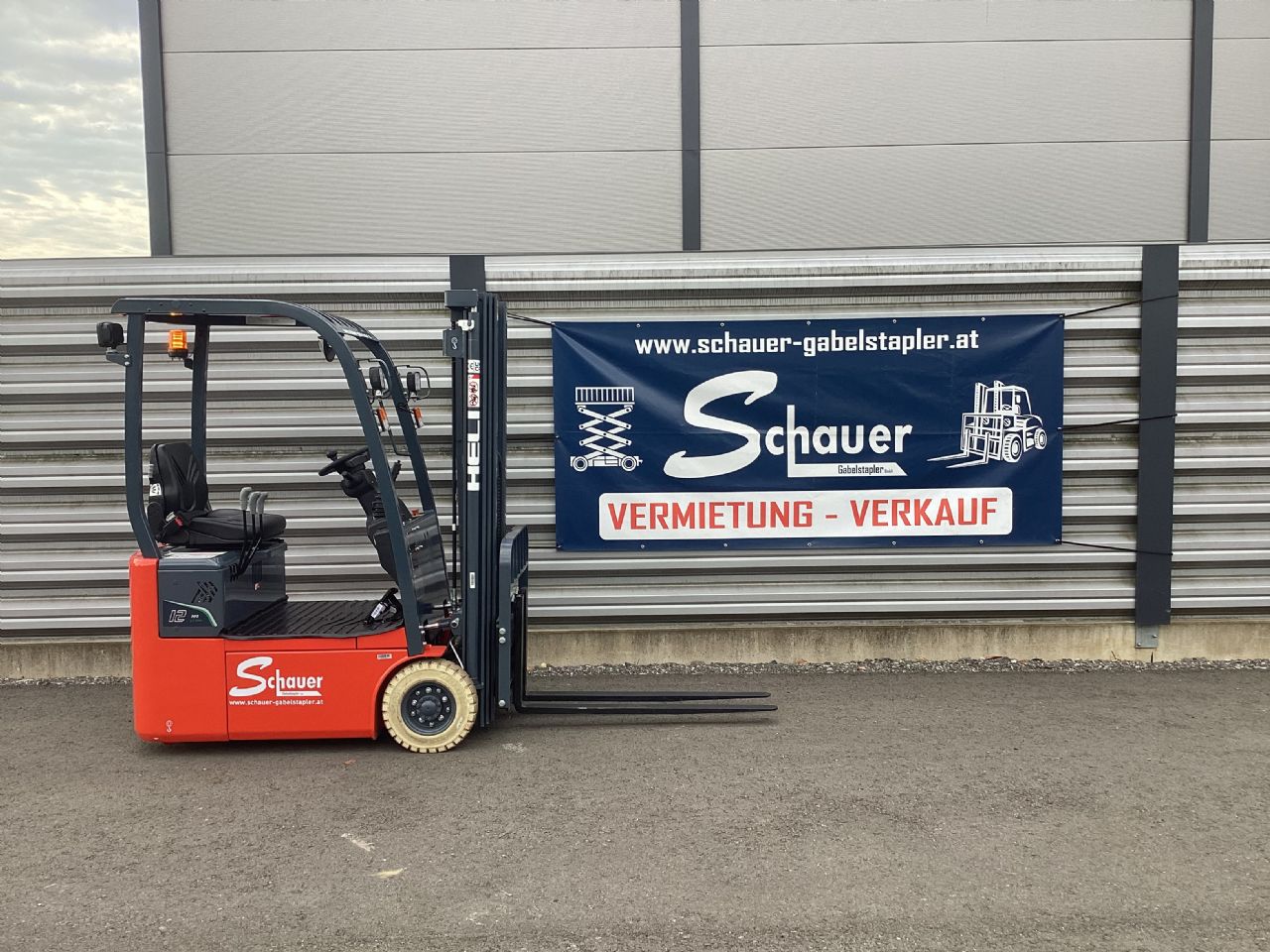 Heli CPD12SQ-A1LIH4 ZSM450 Elektro 3 Rad-Stapler www.schauer-gabelstapler.at