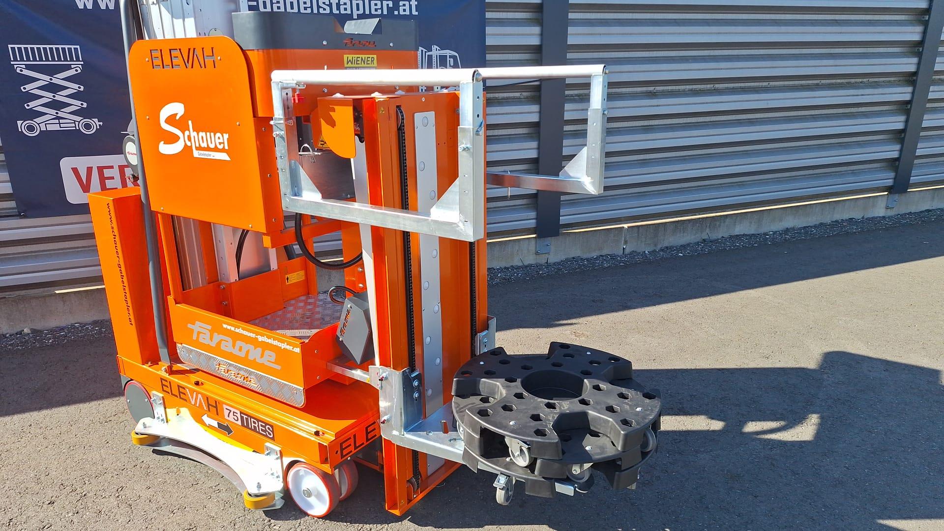 ELEVAH 75 Tires Kommissionierer www.schauer-gabelstapler.at ELEVAH 75 Tires Kommissionierer www.schauer-gabelstapler.at