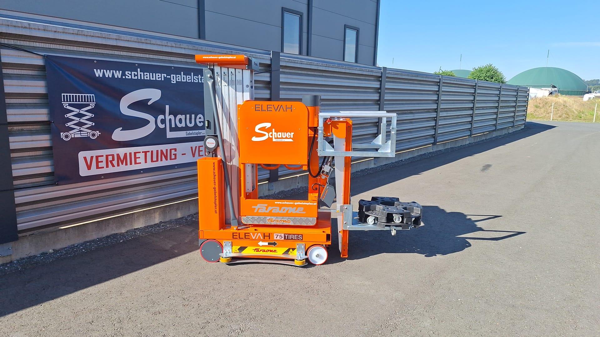 ELEVAH 75 Tires Kommissionierer www.schauer-gabelstapler.at ELEVAH 75 Tires Kommissionierer www.schauer-gabelstapler.at