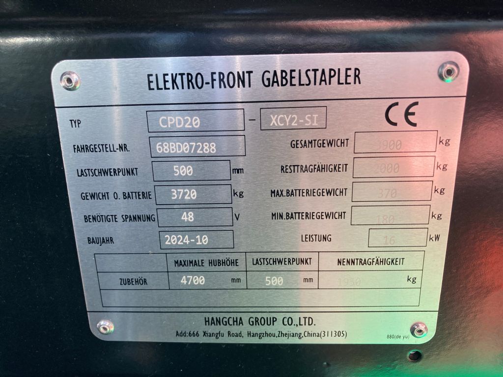 Hangcha-CPD20-XCY2-SI-Elektro 4 Rad-Stapler-www.gabelstapler-schmidt.de
