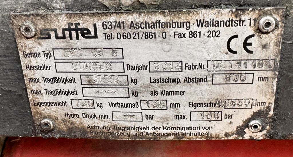 Durwen-ZVl 45 G-Zinkenverstellgert-www.gabelstapler-schmidt.de