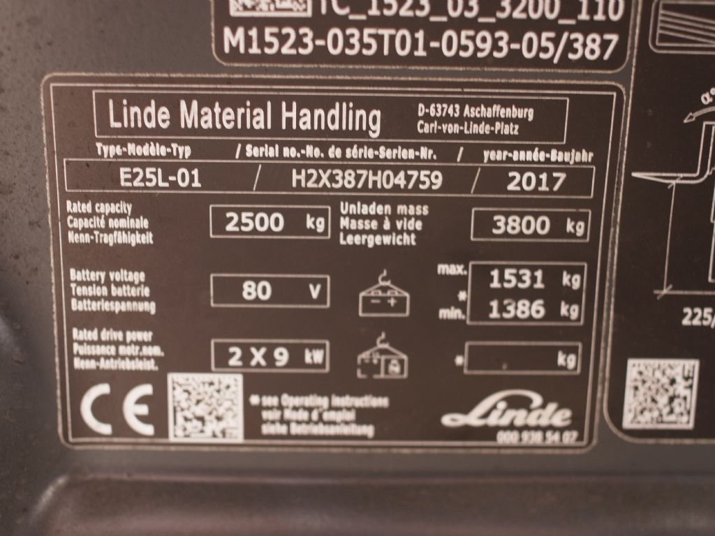 Linde-E 25 L-Elektro 4 Rad-Stapler-www.gabelstapler-schmidt.de