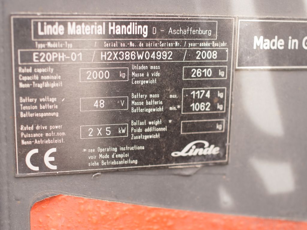 Linde-E20PH-01-Elektro 4 Rad-Stapler-www.gabelstapler-schmidt.de