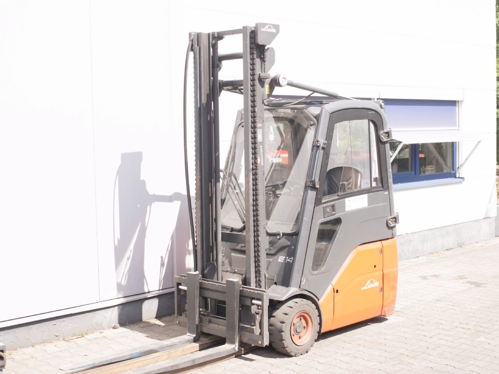 Linde-E14-01-Elektro 3 Rad-Stapler-www.gabelstapler-schmidt.de