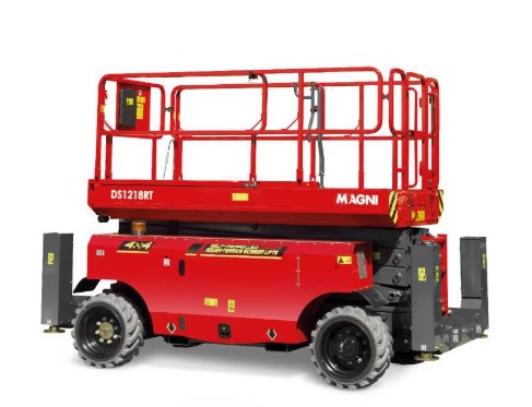 MAGNI SB 120D-18 4x4 Scherenarbeitsbhne www.schmidt-falbe.de