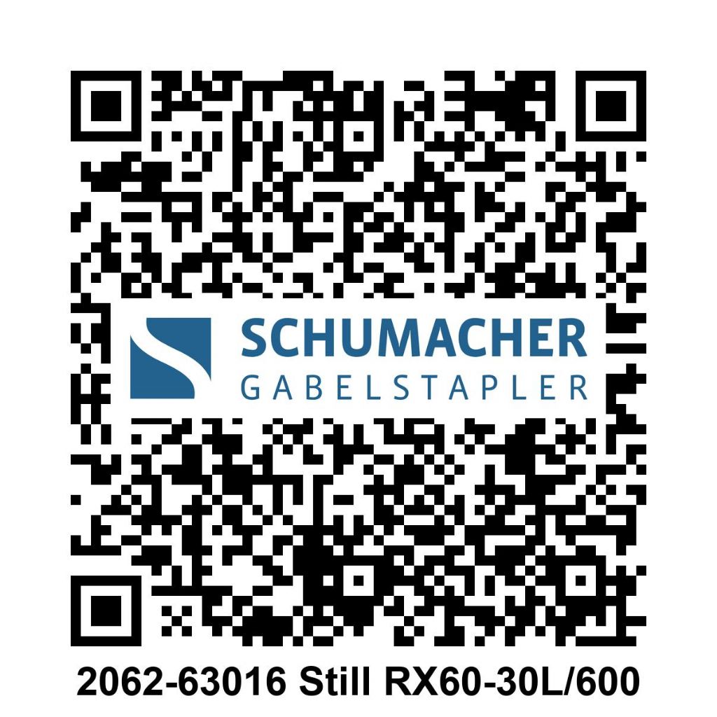 Still RX60-30L/600 - AKKU 89% - RX60 Elektro 4 Rad-Stapler www.schumacher-gabelstapler.de Still RX60-30L/600 - AKKU 89% - RX60 Elektro 4 Rad-Stapler www.schumacher-gabelstapler.de