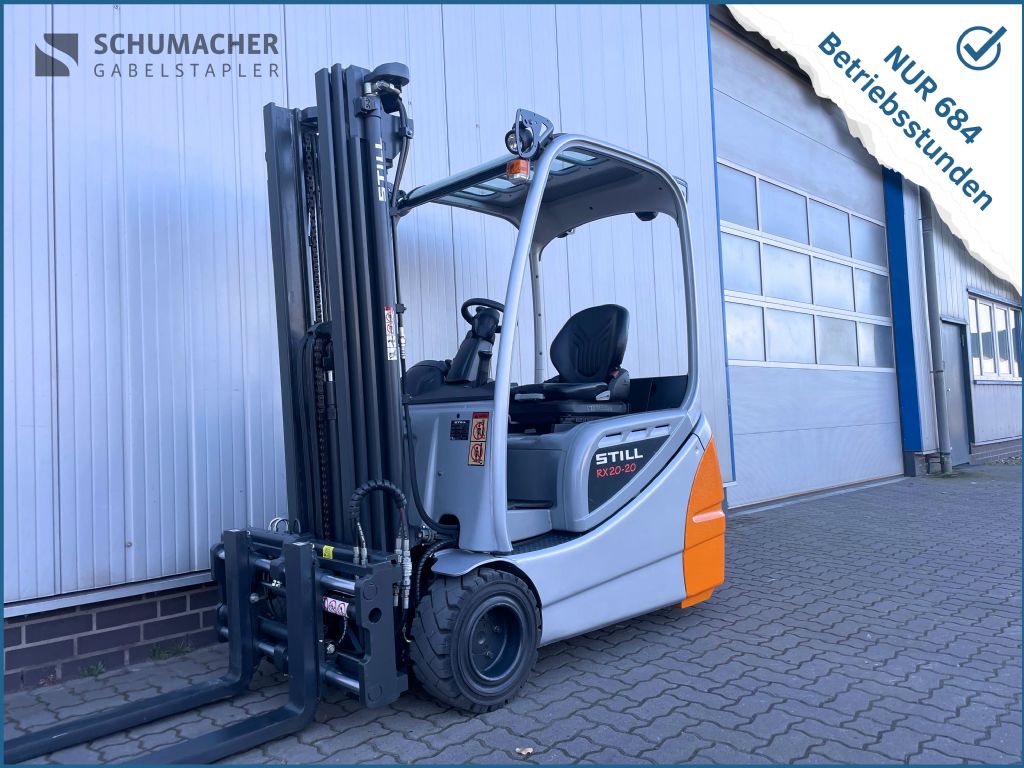Still RX20-20 Elektro 3 Rad-Stapler www.schumacher-gabelstapler.de Still RX20-20 Elektro 3 Rad-Stapler www.schumacher-gabelstapler.de