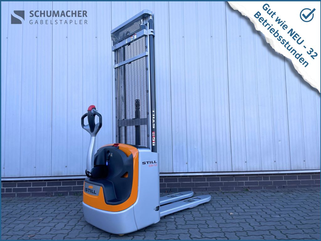 Still EXV12 | NUR 32 h Hochhubwagen www.schumacher-gabelstapler.de Still EXV12 | NUR 32 h Hochhubwagen www.schumacher-gabelstapler.de