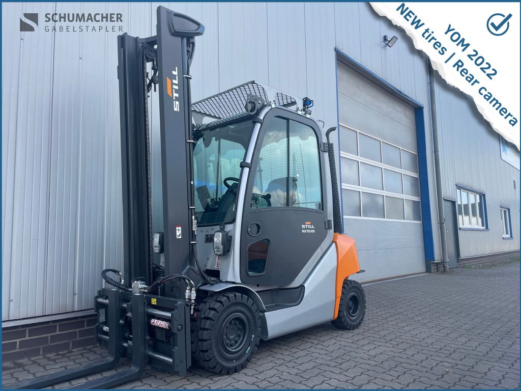 Still RX70-25 | YOM 2022 | NEW tires Dieselstapler www.schumacher-gabelstapler.de