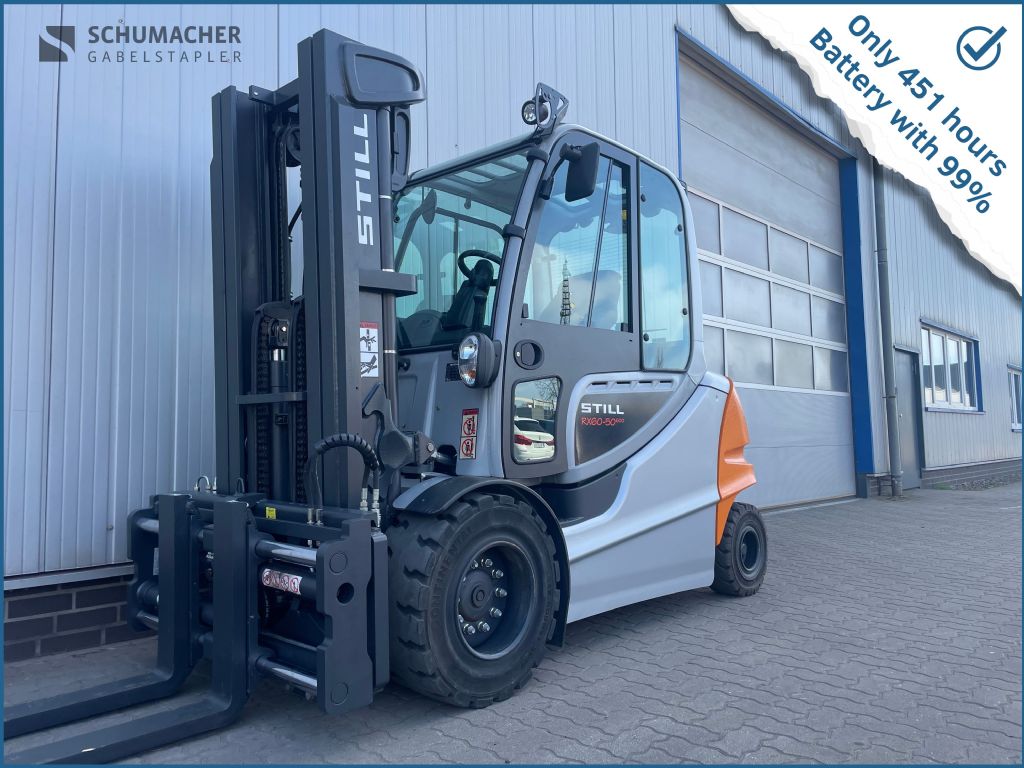 Still RX60-50/600 | Only 451 hours | Battery 99% Elektro 4 Rad-Stapler www.schumacher-gabelstapler.de