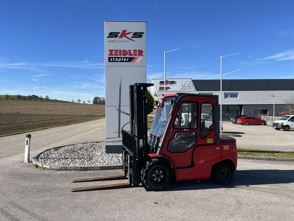 TEU FD35T nur 1472 Betriebsstunden Dieselstapler www.sks-stapler.at