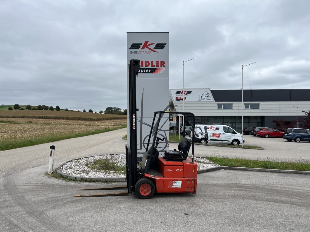 Linde E12Z-02 Elektro 3 Rad-Stapler www.sks-stapler.at