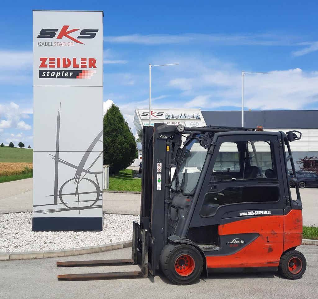 Linde E35HL-01 Elektro 4 Rad-Stapler www.sks-stapler.at