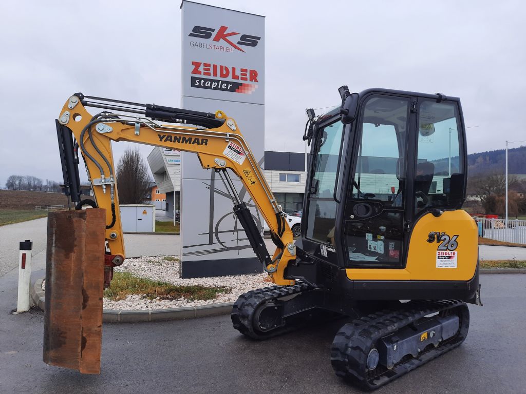 Yanmar SV26 Advance Vorfhrfahrzeug 		 Minibagger www.sks-stapler.at