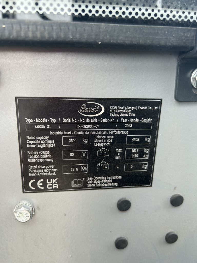 Baoli KBE35 Elektro 4 Rad-Stapler www.staplerprofi.co.at Baoli KBE35 Elektro 4 Rad-Stapler www.staplerprofi.co.at