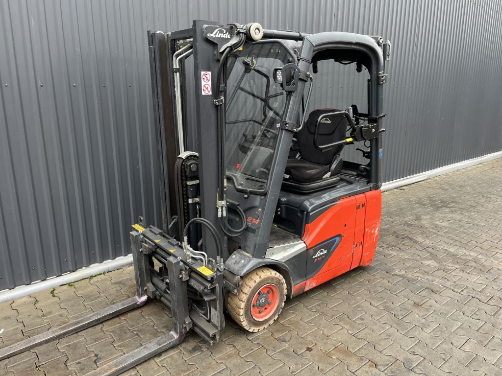 Linde E14-02 Electric 3-wheel forklift www.superlift-forklift.com