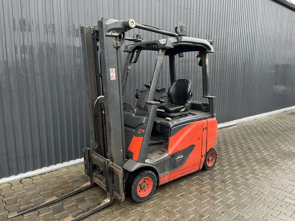 Linde E16PH-02 Electric 4-wheel forklift www.superlift-forklift.com