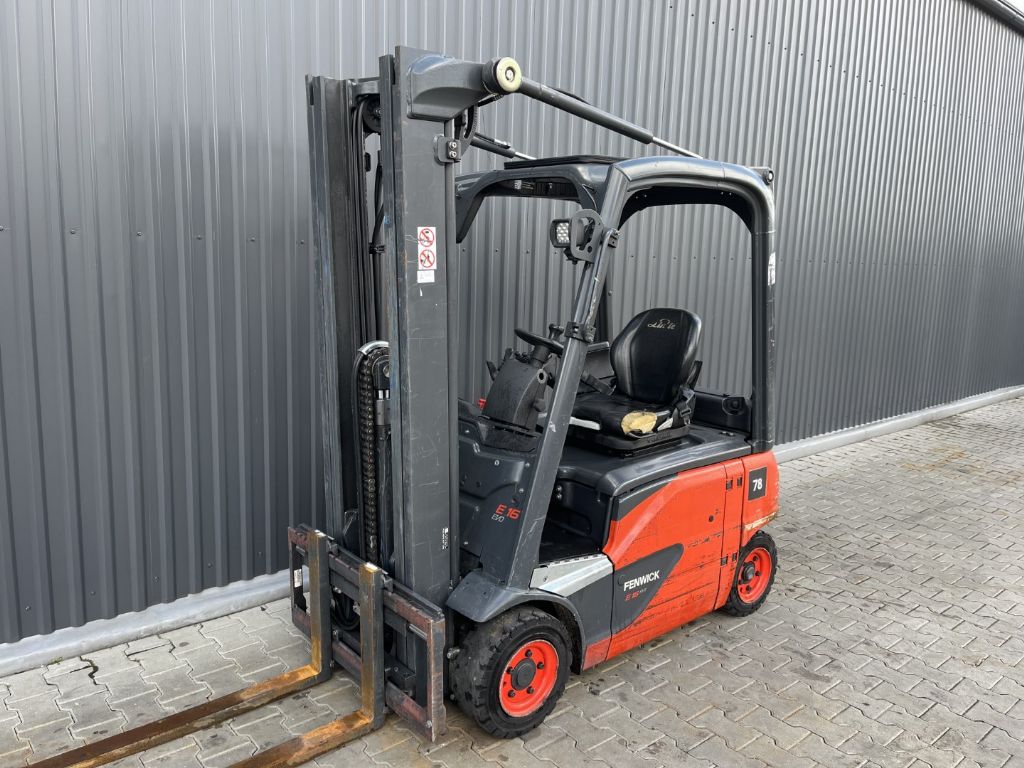 Linde E16P-02 Electric 4-wheel forklift www.superlift-forklift.com