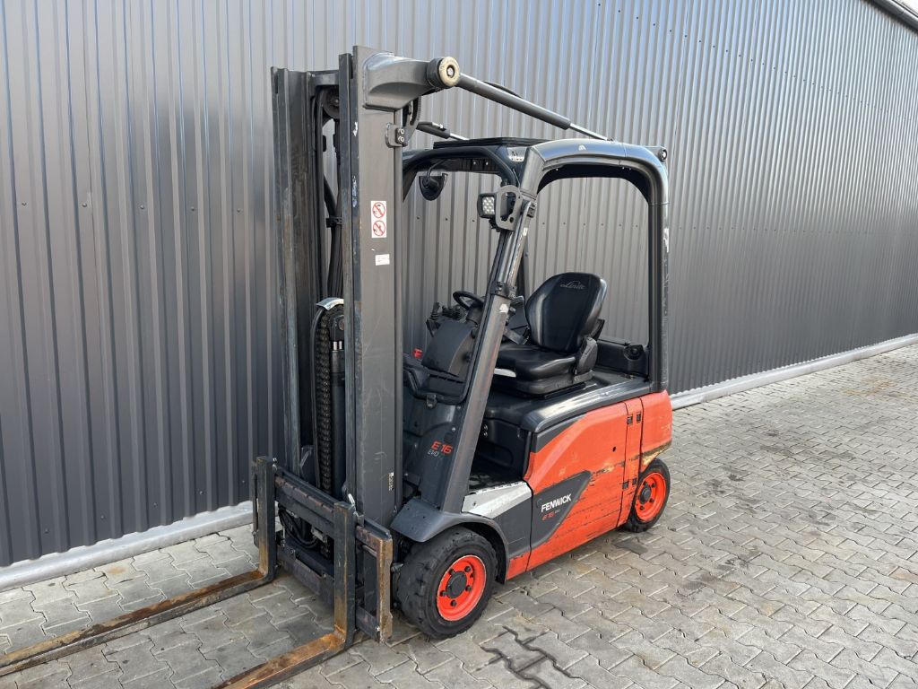 Linde E16P-02 Electric 4-wheel forklift www.superlift-forklift.com