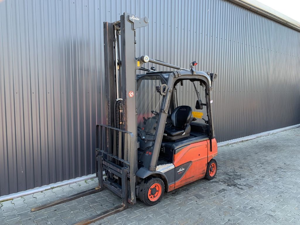Linde E16P-02 Electric 4-wheel forklift www.superlift-forklift.com