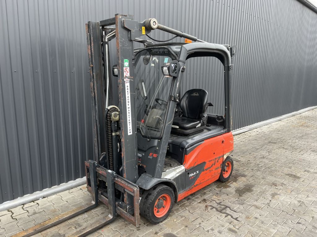 Linde E16P-02 Electric 4-wheel forklift www.superlift-forklift.com