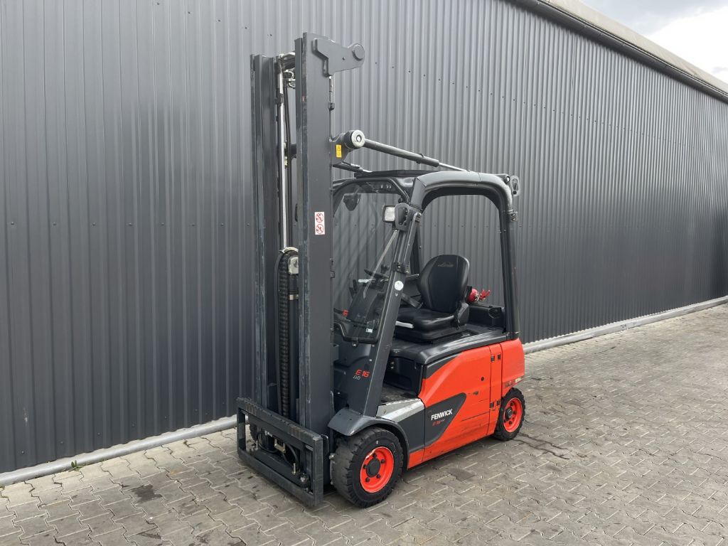 Linde E16P-02 Electric 4-wheel forklift www.superlift-forklift.com