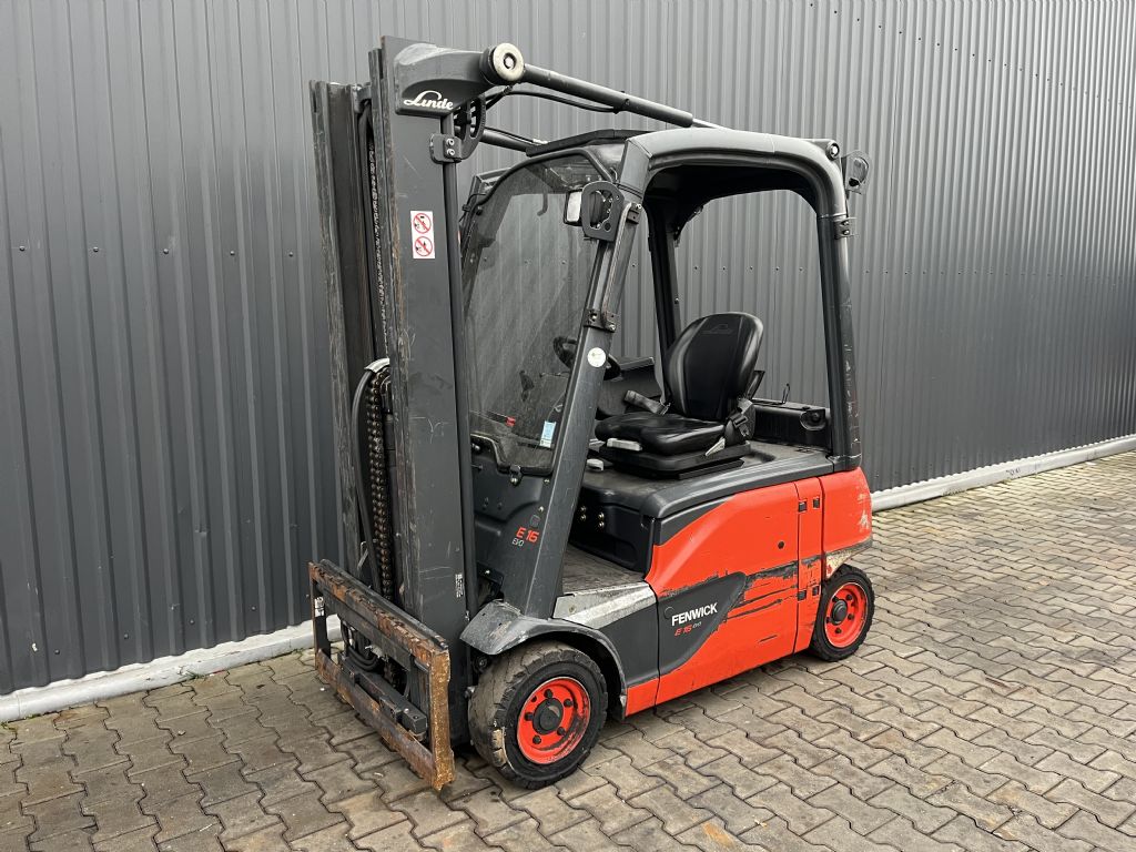 Linde E16P-02 Elektro 4 Rad-Stapler www.superlift-forklift.com