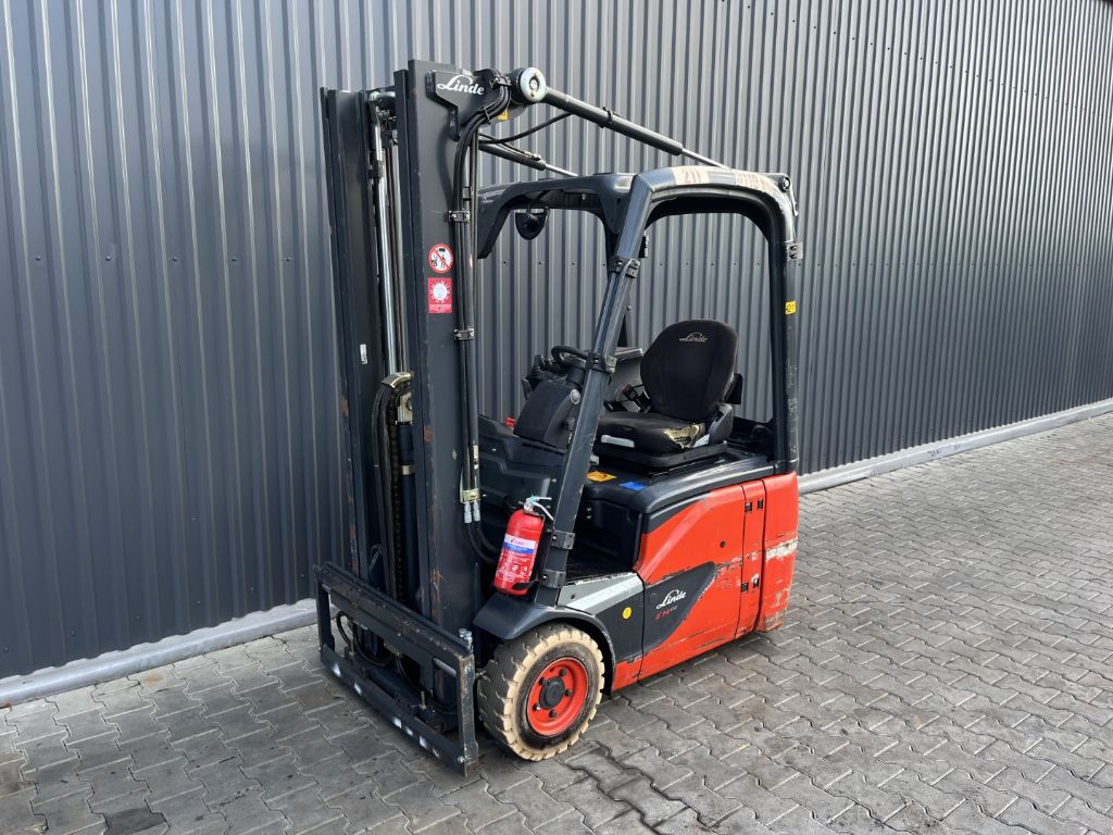 Linde E14-02 Electric 3-wheel forklift www.superlift-forklift.com