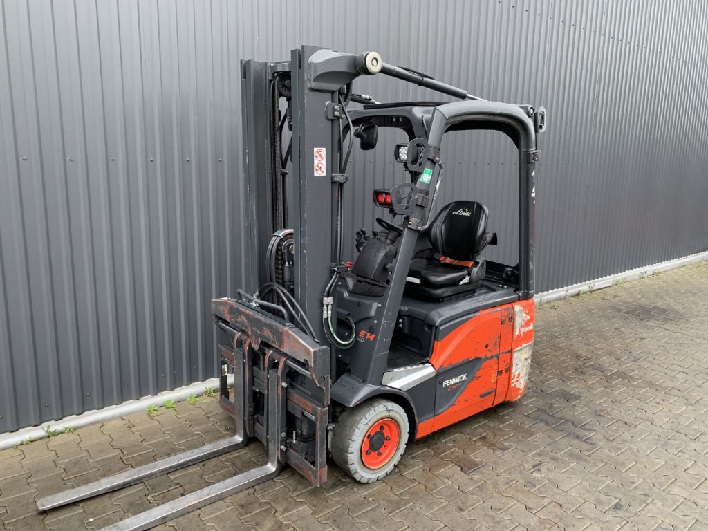 Linde E14-02 Electric 3-wheel forklift www.superlift-forklift.com