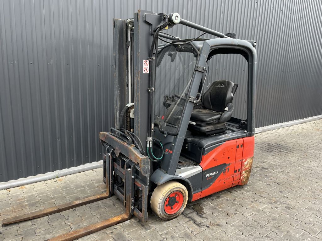 Linde E14-02 Electric 3-wheel forklift www.superlift-forklift.com